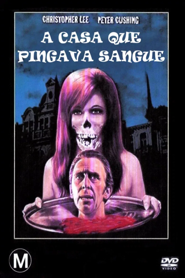 Capa de A Casa que Pingava Sangue