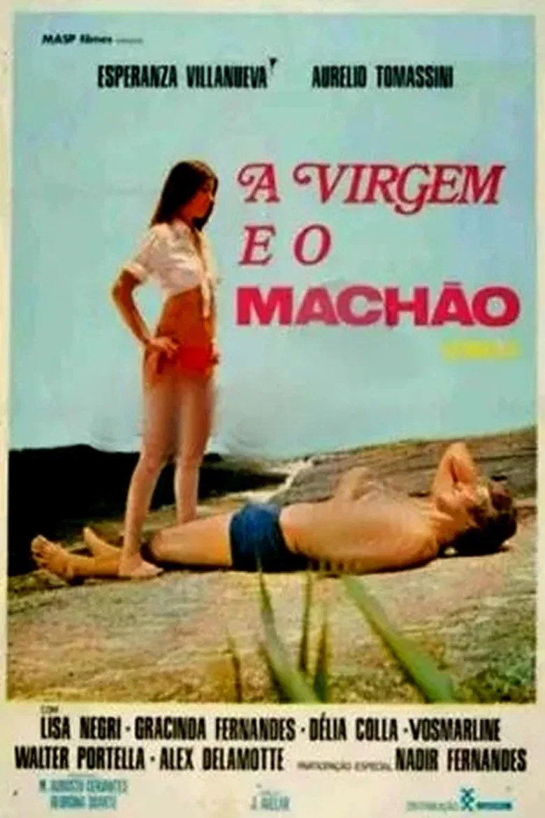 Capa de A Virgem e o Machão