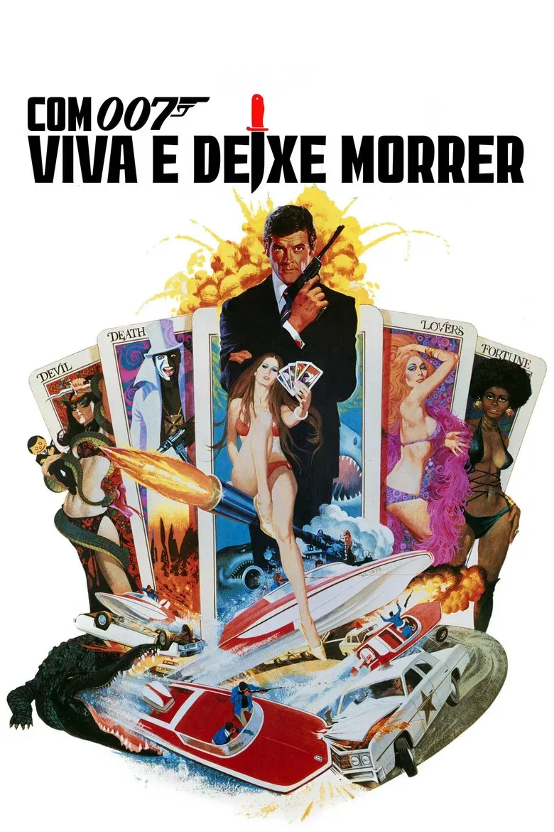 Capa de Com 007 Viva e Deixe Morrer