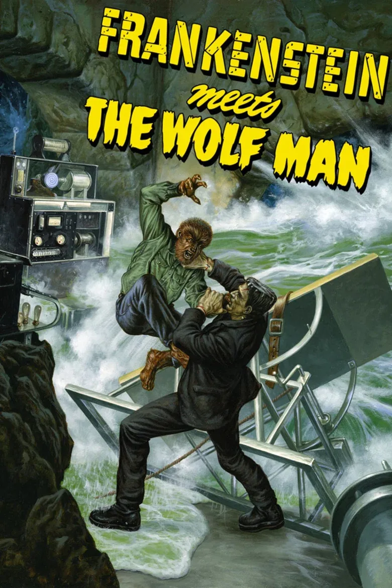Capa de Frankenstein Encontra O Lobisomem